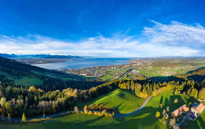 Vue sur le lac de Constance depuis Eichenberg
